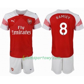 Koszulka Arsenal RAMSEY 8 Dziecięcy Domowe Koszulki Piłkarskie 2018-2019 Krótki Rękaw